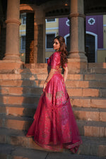 Load image into Gallery viewer, Vistar Fuschia Pink Lehenga