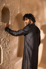Load image into Gallery viewer, Black Vanya Kurta Set