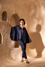Load image into Gallery viewer, Malhar Kaftan (Navy Blue)