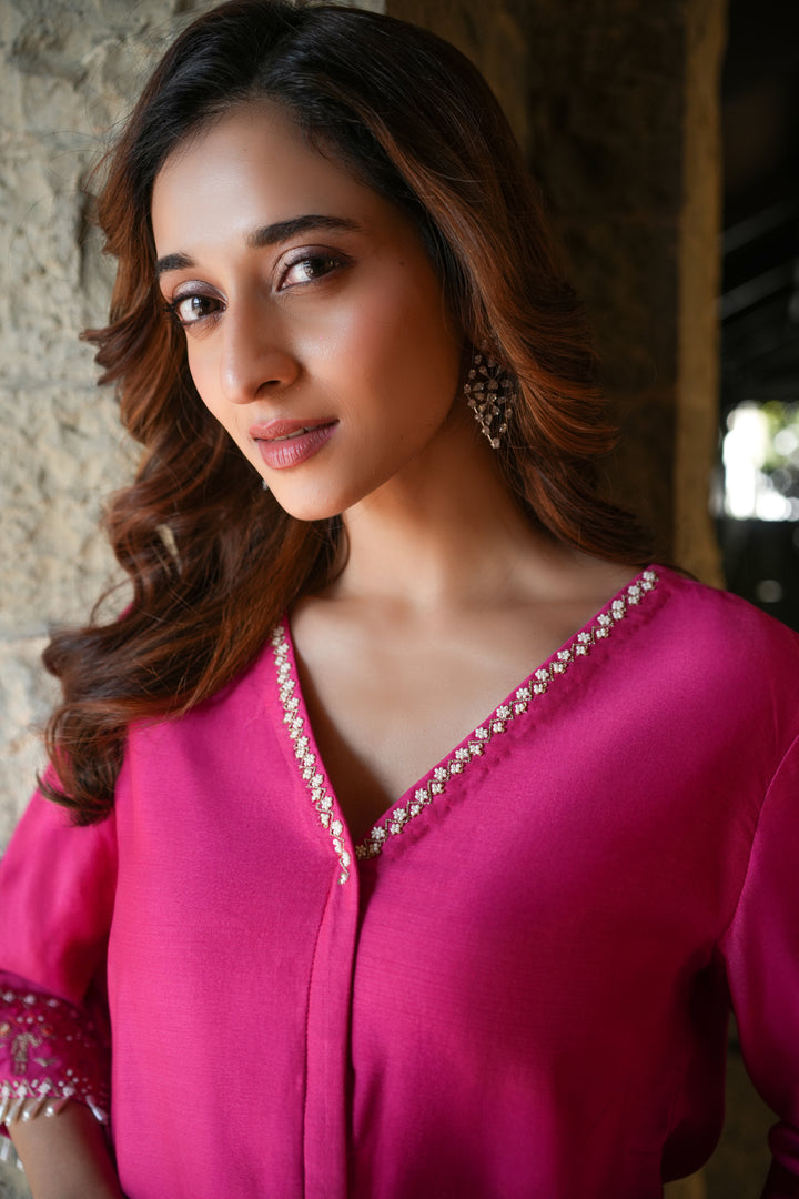 Anvi Pink Co-ord Set