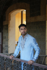 Load image into Gallery viewer, Ayaska Blue Kurta Set