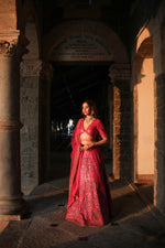 Load image into Gallery viewer, Vistar Fuschia Pink Lehenga