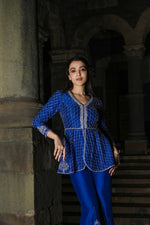 Load image into Gallery viewer, Pravah Green Jacket Co-ord Set