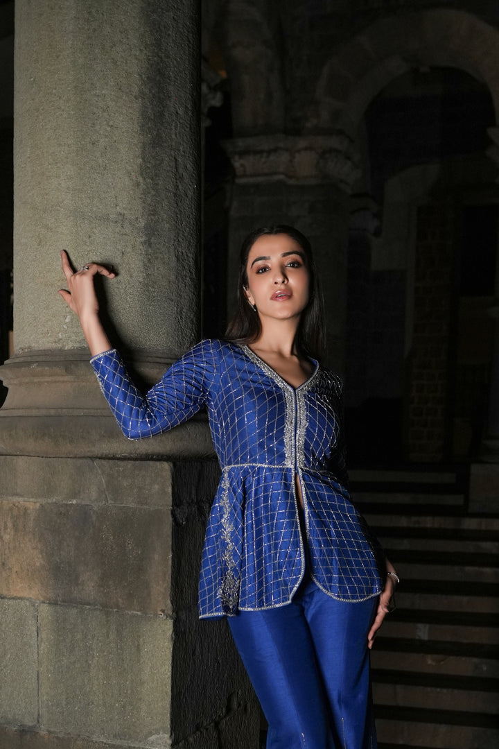 Pravah Green Jacket Co-ord Set