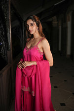 Load image into Gallery viewer, Elan Pink Sharara Set