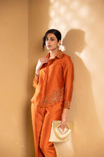 Load image into Gallery viewer, Dhara co-ord Set (Rust)
